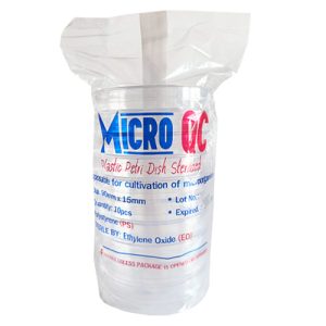 จานเพาะเลี้ยงเชื้อพลาสติกปราศจากเชื้อ Sterilized Petri Dish Plastic, Polystyrene ( Premium ) 90x15 mm ยี่ห้อ Micro QC