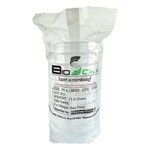 จานเพาะเลี้ยงเชื้อพลาสติกปราศจากเชื้อ Sterilized Petri Dish Plastic, Polystyrene (Premium)  90x15 mm ยี่ห้อ BIOSCAN