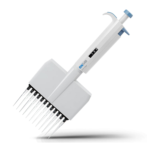เครื่องดูดจ่ายสารละลายอัตโนมัติ Autopipette MicroPette Volume 0.5-10μL ชนิด 12 ช่อง ,ONILAB