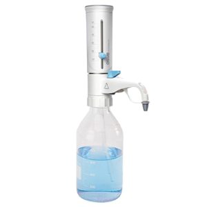 เครื่องดูดจ่ายสารละลายชนิดกดปั๊ม รุ่น DispensMate-Pro10-100mL Bottle Top Dispenser with Glass Piston ยี่ห้อ Onilab