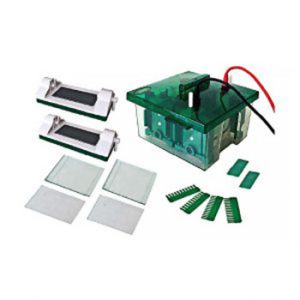เครื่องแยกโปรตีนด้วยกระแสไฟฟ้าชนิดแนวตั้ง ( Vertical Electrophoresis) รุ่น JY-Mini-P4 ยี่ห้อ JUNYI